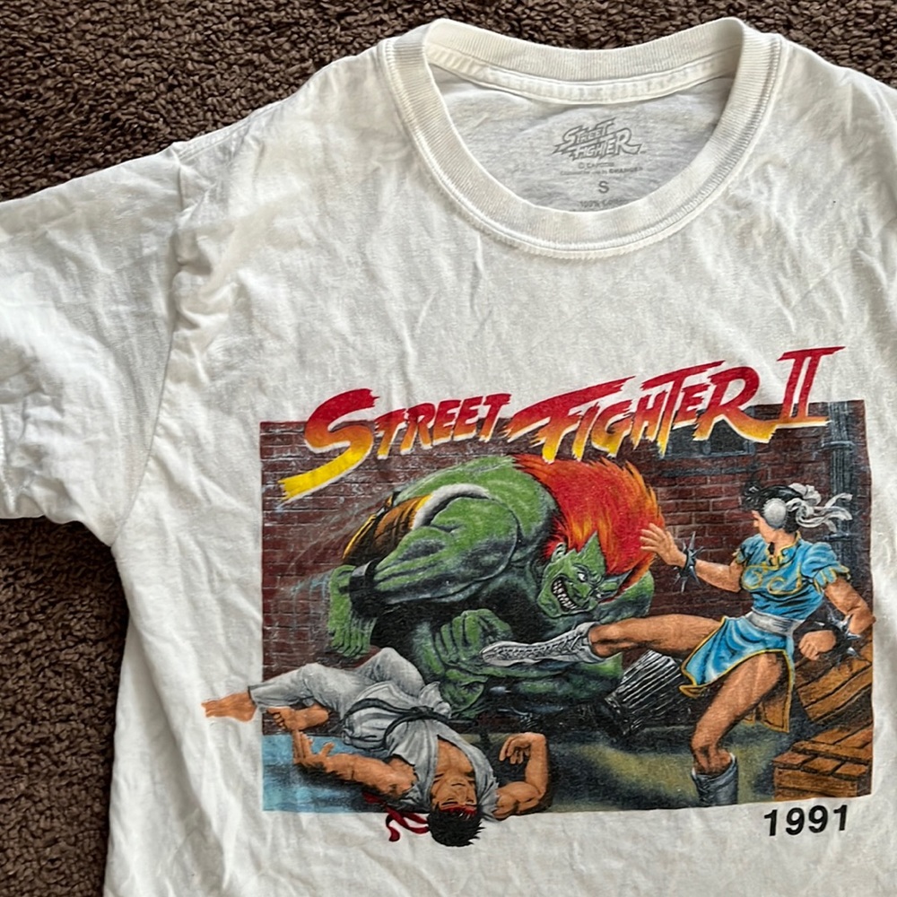 Vintage 1991 Street Fighter 2 Tee Small (S)